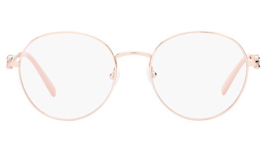 Lunettes de vue Longchamp Femme Or Carré LO2109 Face