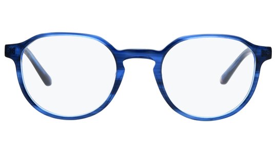 Lunettes de vue Le Coq Sportif Homme Bleu Ronde Lcs2302 Face