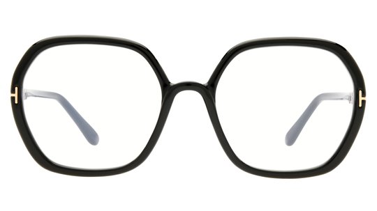 Lunettes de vue Tom Ford Femme Noir Carré Tf5814-B Face