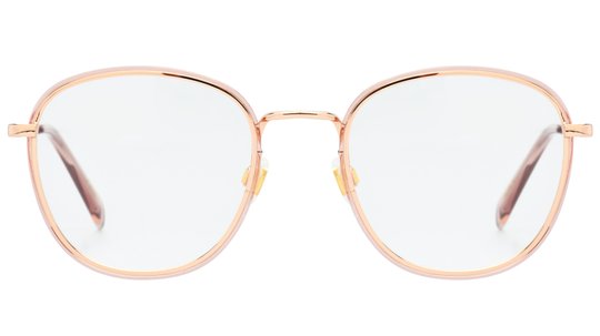 Lunettes de vue Levi's Femme Or Ronde Lv1027 Face