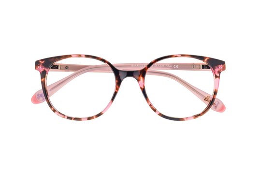 Lunettes de vue Barbie Enfant Rose Rectangle BAAA002 Face