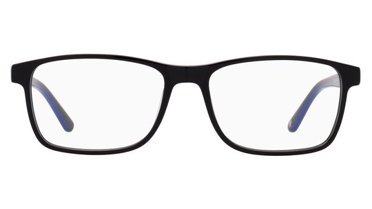 Lunettes de vue Le Coq Sportif Homme Noir Rectangle Lcs2201 Face