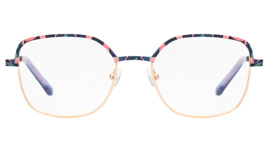 Lunettes de vue Baïa Femme Or Carré Baa2004 Face