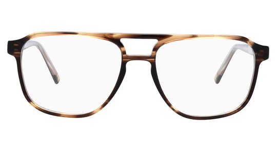 Lunettes de vue L'Atelier du Faubourg Homme Marron Aviateur Adf2401 Face