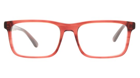 Lunettes de vue Emporio Armani Homme Rouge Rectangle EA3227 Face