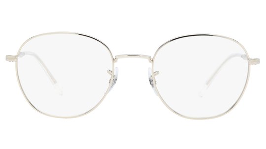 Lunettes de vue Ray-Ban Mixte Argent Ronde Rx6509 Face