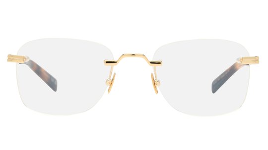 Lunettes de vue Saint Laurent Mixte Or Ovale Sl Face