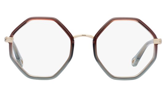 Lunettes de vue Chloé Femme Marron Carré Ch0132O Face