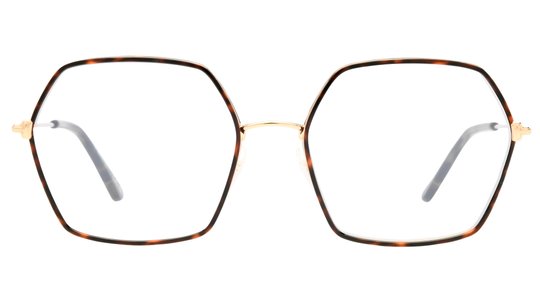Lunettes de vue Tom Ford Femme Marron Carré Tf5615-B Face