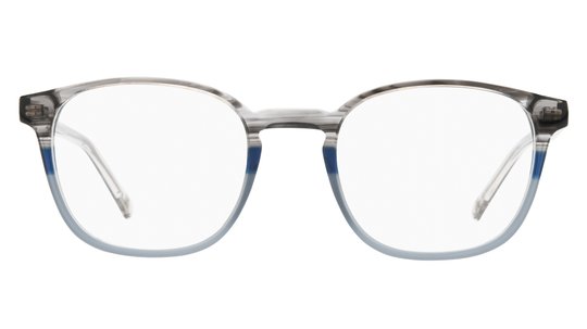 Lunettes de vue L'Atelier du Faubourg Homme Gris Carré Adf2305 Face