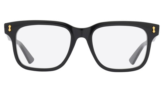 Lunettes de vue Gucci Homme Noir Carré GG1265O Face