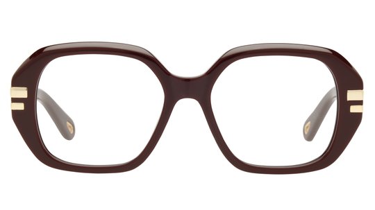 Lunettes de vue Chloé Femme Rouge Rectangle Ch0266O Face