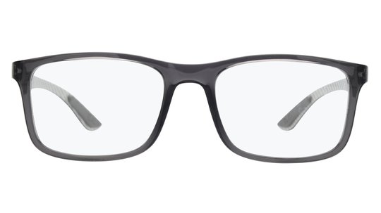 Lunettes de vue Ray-Ban Mixte Gris Rectangle Rx8908 Face