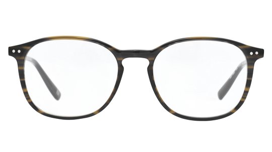Lunettes de vue L'Atelier du Faubourg Homme Gris Rectangle Adf1905 Face