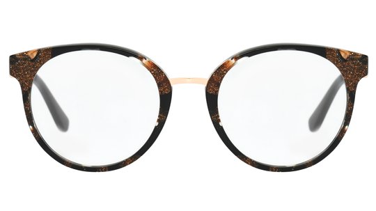 Lunettes de vue Guess Femme Écaille Ronde Gu2834 Face