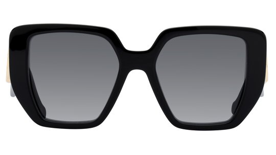 Lunettes de soleil Gucci Femme Noir Carré Gg0956S Face
