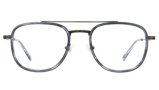 Lunettes de vue L'Atelier du Faubourg Homme Gris Aviateur Adf2503 Face
