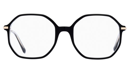 Lunettes de vue Sandro Femme Noir Rectangle SD2039 Face