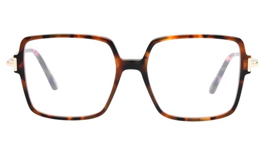 Lunettes de vue Tom Ford Femme Marron Carré Tf5915-B Face