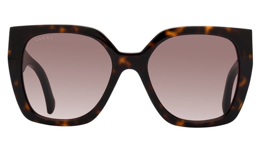 Lunettes de soleil Gucci Femme Écaille Carré GG1300S Face