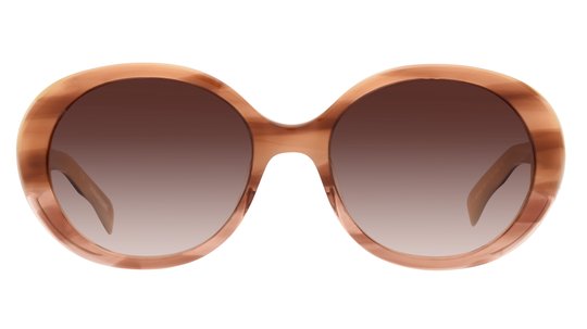 Lunettes de soleil Zadig & Voltaire Femme Marron Ovale Szv338 Face