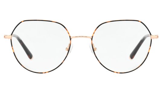 Lunettes de vue Signature Krys Femme Écaille Ronde Ml2101 Face