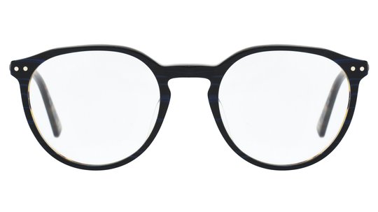 Lunettes de vue L'Atelier du Faubourg Homme Bleu Ronde Adf2103 Face