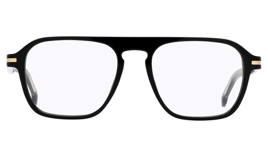 Lunettes de vue Boss Homme Noir Rectangle Boss1510 Face