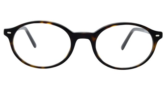 Lunettes de vue Ray-Ban Mixte Écaille Ovale Rx5429 Face