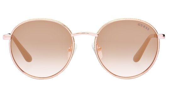 Lunettes de soleil Guess Femme Or Ronde Gu7556 Face