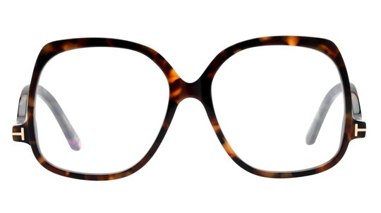 Lunettes de vue Tom Ford Femme Écaille Carré Ft5968-B Face