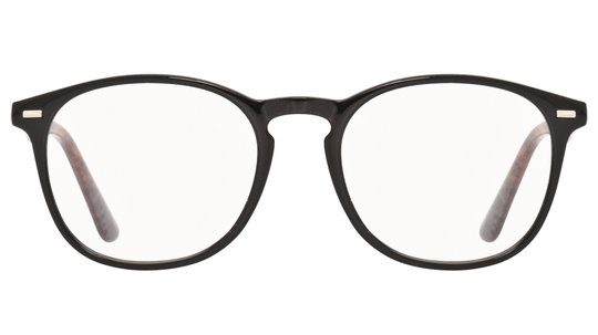 Lunettes de vue Signature Krys Homme Noir Carré Kor2206 Face