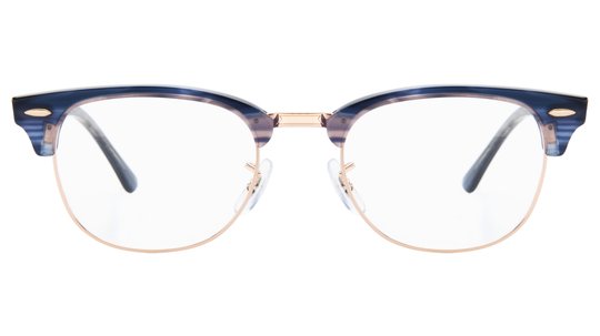 Lunettes de vue Ray-Ban Mixte Bleu Carré Rx5154 Face