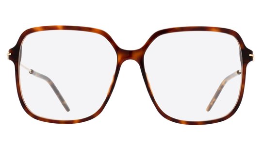 Lunettes de vue Gucci Femme Écaille Carré GG1271O Face
