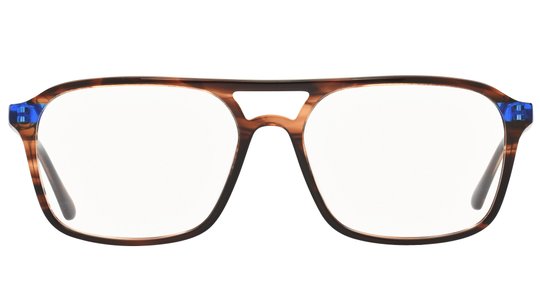 Lunettes de vue Signature Krys Homme Écaille Aviateur Moj2202 Face