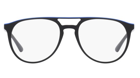 Lunettes de vue Signature Krys Homme Bleu Aviateur Moj2209 Face