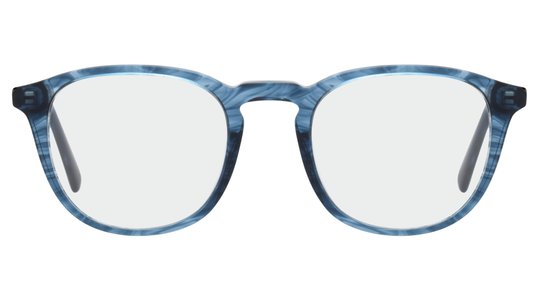Lunettes de vue Signature Krys Homme Bleu Carré Com2207 Face