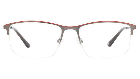 Lunettes de vue Le Coq Sportif Homme Gris Rectangle Lcs2501 Face