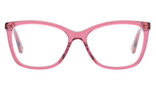 Lunettes de vue Chloé Femme Rose Papillon Ch0118O Face