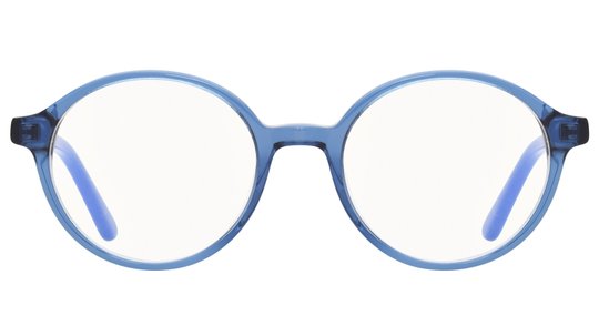 Lunettes de vue têtes à TETES Enfant Bleu Ovale Tat2207 Face