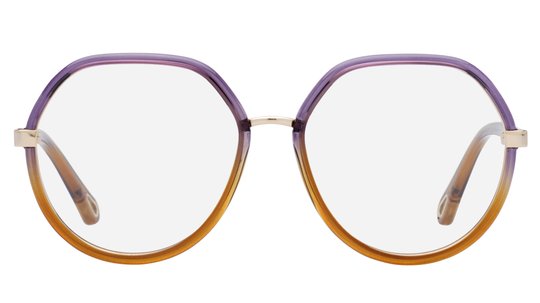 Lunettes de vue Chloé Femme Transparent Ovale Ch0131O Face
