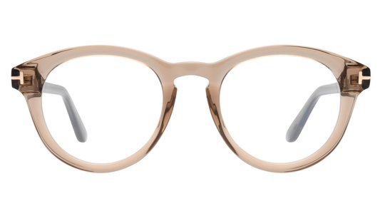 Lunettes de vue Tom Ford Homme Marron Ronde Ft5940-B Face