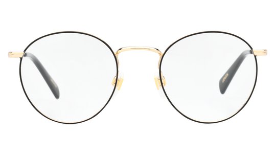 Lunettes de vue Levi's Mixte Noir Ronde Lv1007 Face