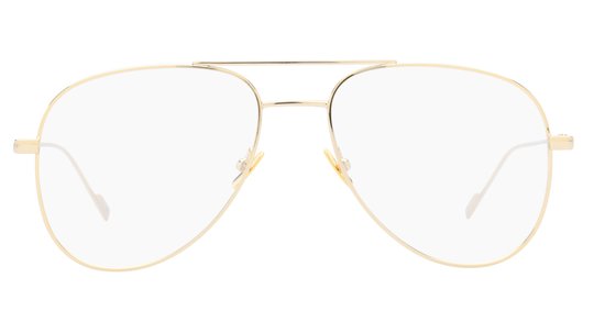 Lunettes de vue Saint Laurent Homme Or Aviateur CLASSIC Face