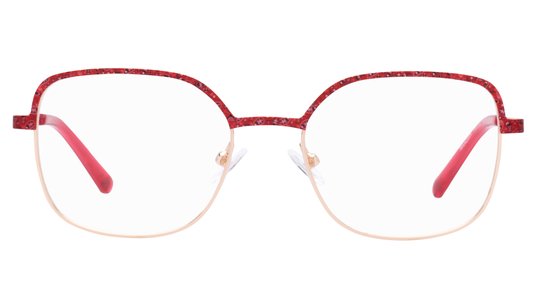 Lunettes de vue Baïa Femme Or Carré Baa2004 Face