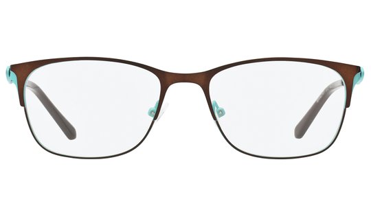 Lunettes de vue Baïa Femme Marron Rectangle Baa2101 Face