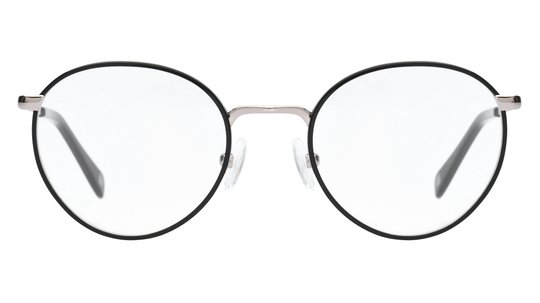Lunettes de vue L'Atelier du Faubourg Homme Noir Arrondie Adf1801 Face