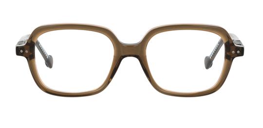 Lunettes de vue Petit Bateau Enfant Marron Rectangle Ile Face