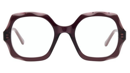 Lunettes de vue Chloé Femme Rouge Carré Ch0228O Face
