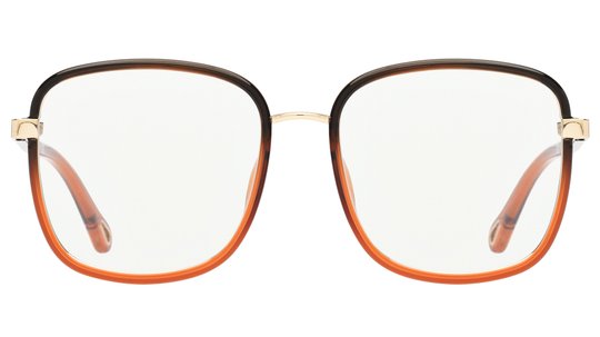 Lunettes de vue Chloé Femme Marron Carré CH0034O Face
